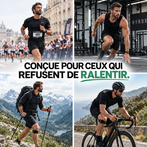 Bougez sans laisser votre genou vous ralentir